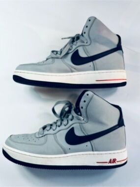 Nike Air Force 1 High QS ‘New England Patriots’ #DZ 7338-001 Women’s:8.5 Grey